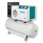 ECN Receiver mounted with refrigerated dryer