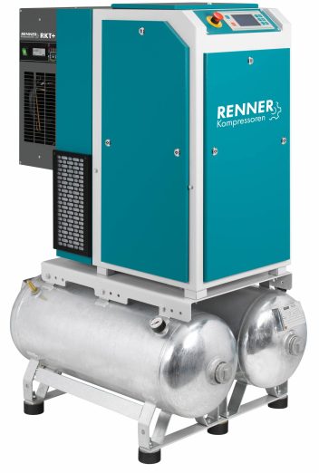 Receiver mounted with refrigerated dryer